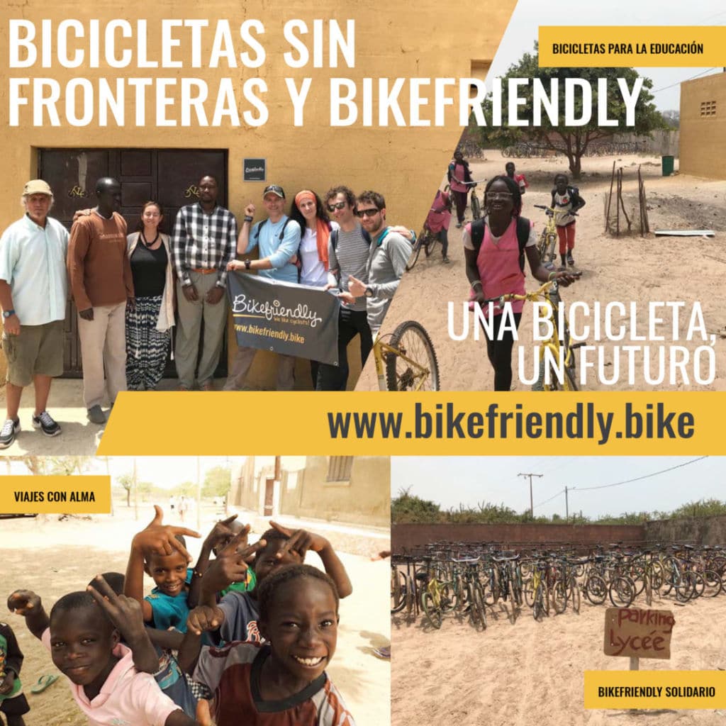viaje en bici solidario a Senegal de Bikefriendly