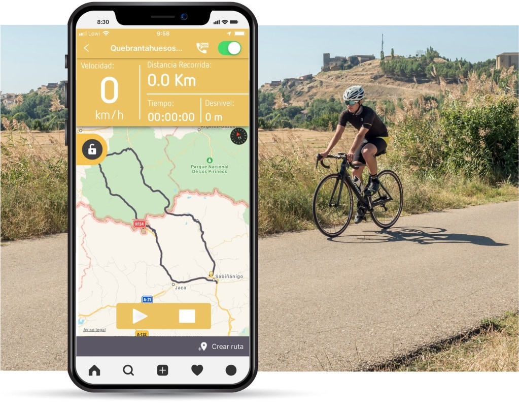 Bikefriendly app bikefriendly road mapa