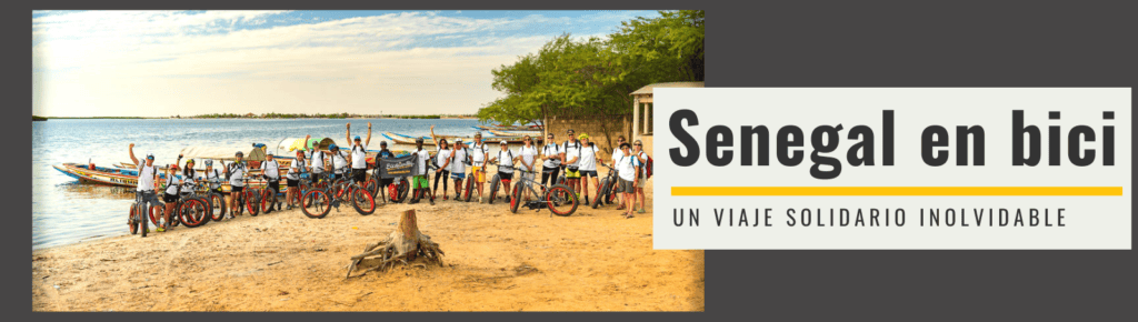 Grupo del viaje en bici a Senegal de Bikefriendly y Bicicletas sin Fronteras