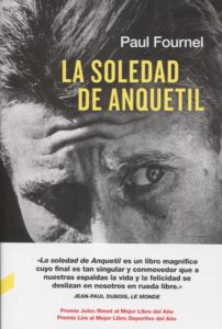 Portada del libro sobre ciclismo La Soledad de Anquetil